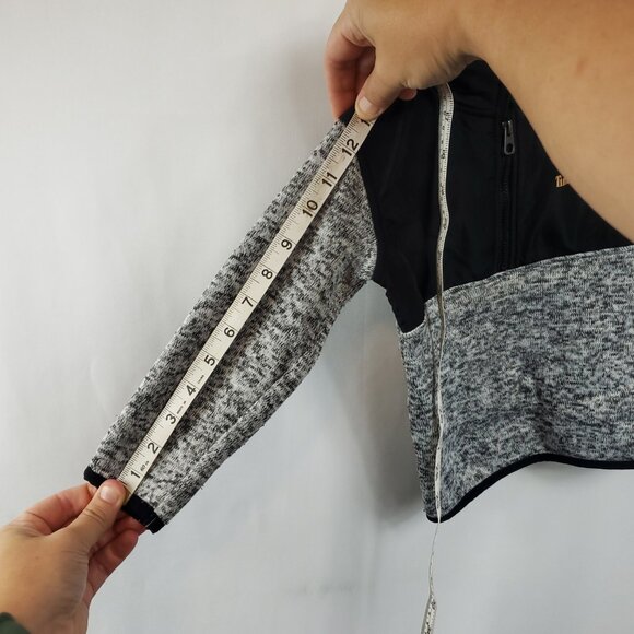 Timberland Boys Black Grey Pullover 1/3 Zip Sz 24mnths Collared Jacket - Picture 8 of 8